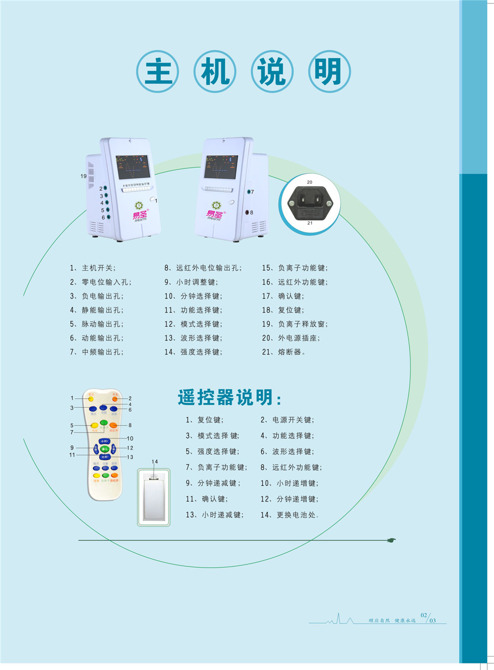 易圣负电治疗仪16版